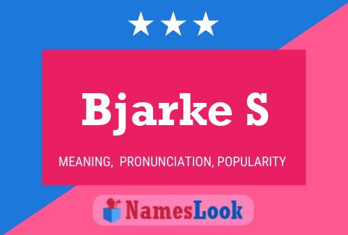 Bjarke S Name Poster