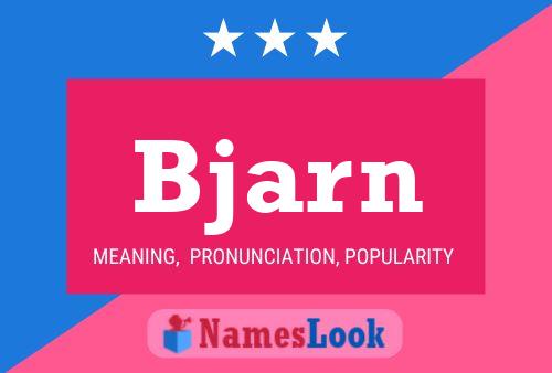 Bjarn Name Poster