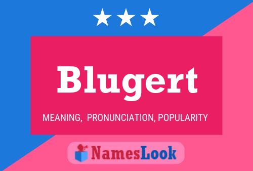 Blugert Name Poster