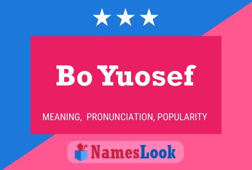 Bo Yuosef Name Poster