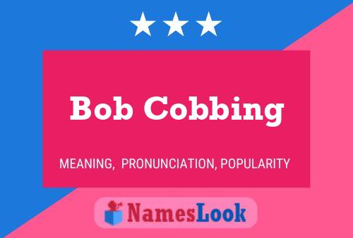 Bob Cobbing Name Poster