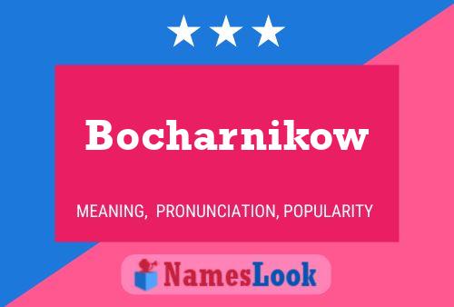 Bocharnikow Name Poster