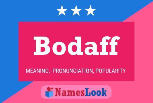 Bodaff Name Poster