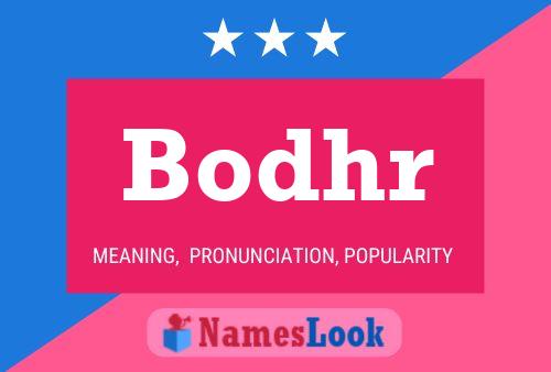 Bodhr Name Poster