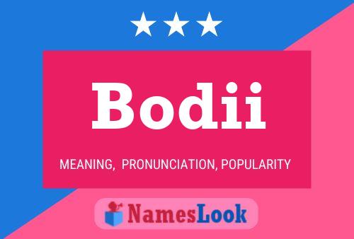 Bodii Name Poster