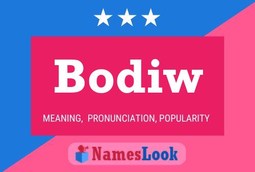 Bodiw Name Poster