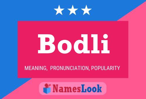 Bodli Name Poster