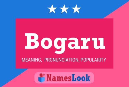 Bogaru Name Poster