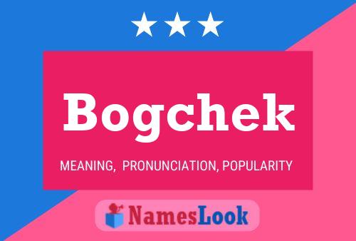 Bogchek Name Poster