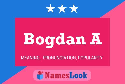 Bogdan A Name Poster