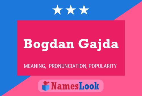 Bogdan Gajda Name Poster