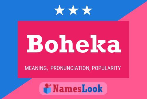 Boheka Name Poster