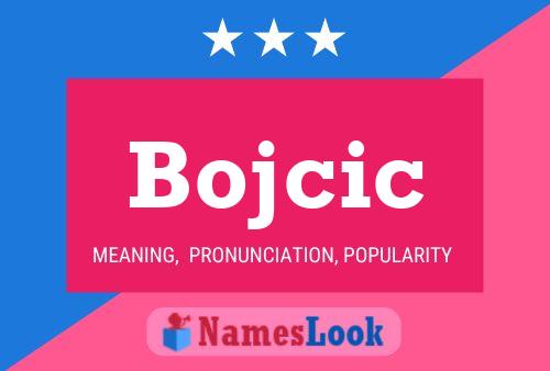 Bojcic Name Poster