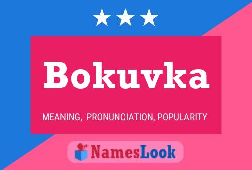 Bokuvka Name Poster