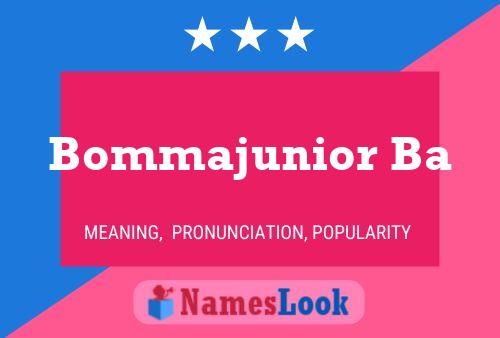 Bommajunior Ba Name Poster