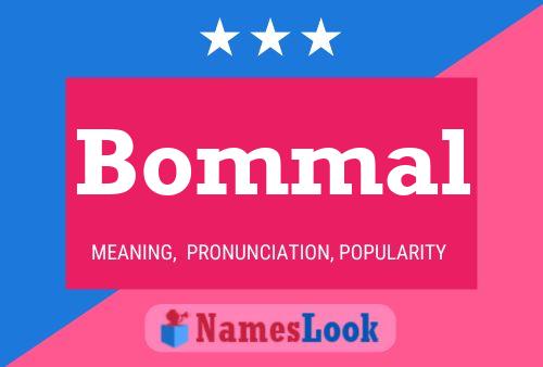 Bommal Name Poster