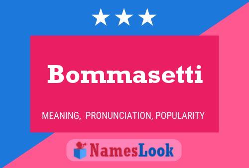 Bommasetti Name Poster