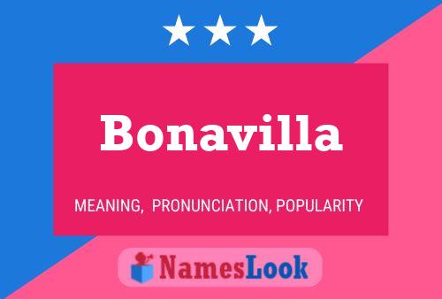 Bonavilla Name Poster