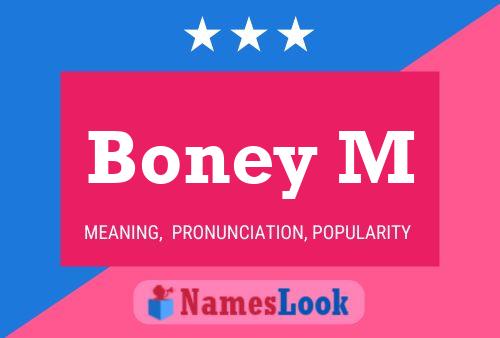 Boney M Name Poster