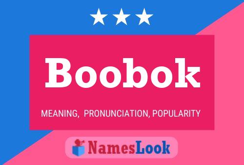 Boobok Name Poster