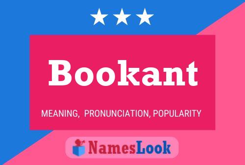 Bookant Name Poster