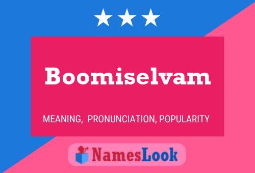 Boomiselvam Name Poster