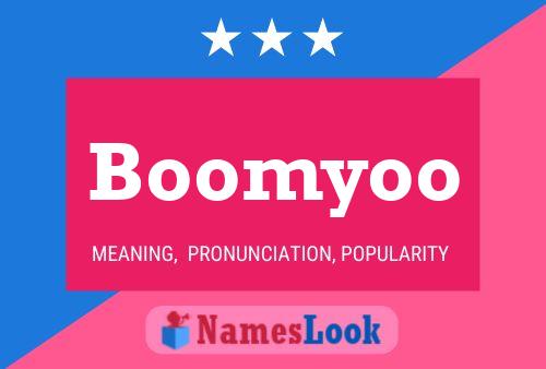 Boomyoo Name Poster