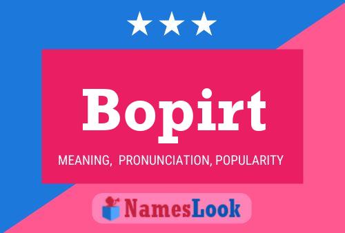 Bopirt Name Poster