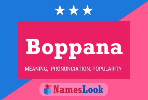 Boppana Name Poster