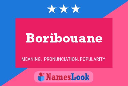 Boribouane Name Poster