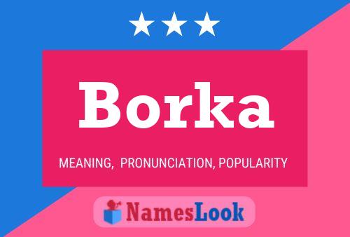 Borka Name Poster