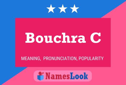 Bouchra C Name Poster