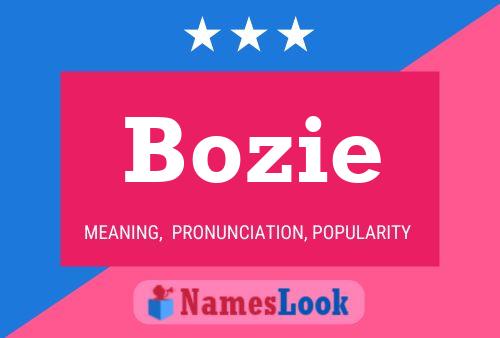 Bozie Name Poster