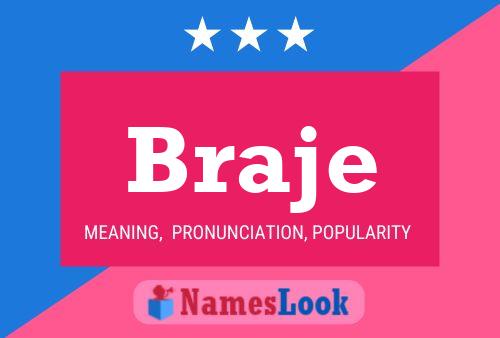 Braje Name Poster