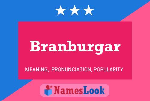 Branburgar Name Poster