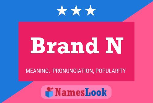 Brand N Name Poster