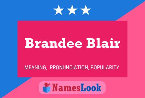 Brandee Blair Name Poster