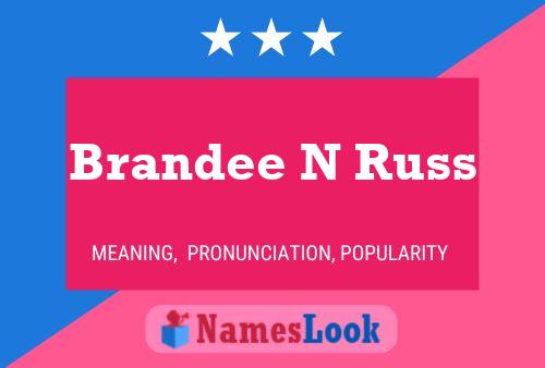 Brandee N Russ Name Poster