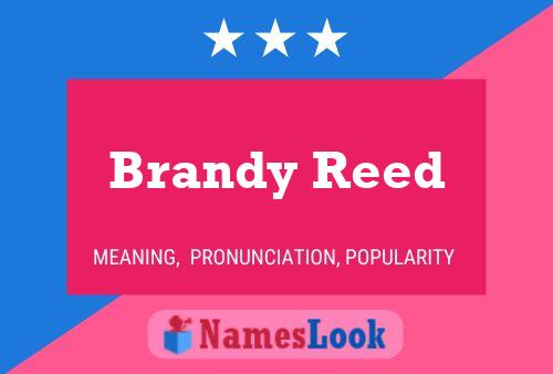 Brandy Reed Name Poster