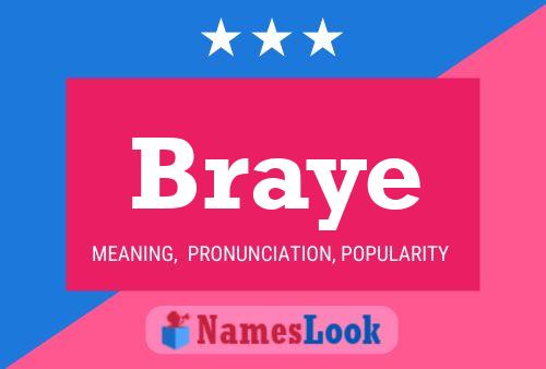 Braye Name Poster