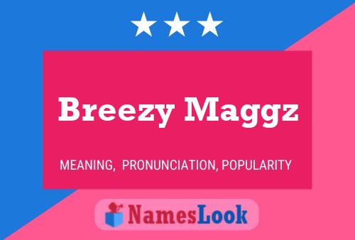 Breezy Maggz Name Poster