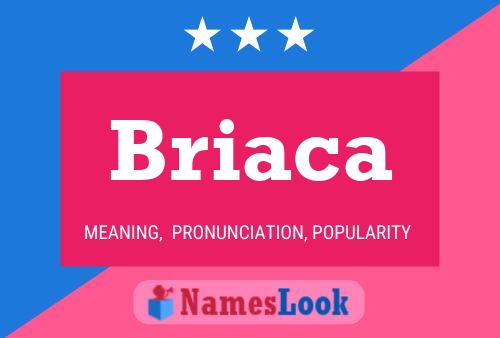 Briaca Name Poster