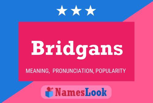 Bridgans Name Poster