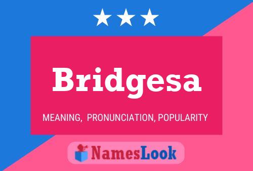 Bridgesa Name Poster