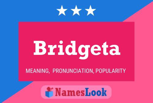 Bridgeta Name Poster