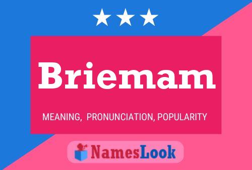 Briemam Name Poster