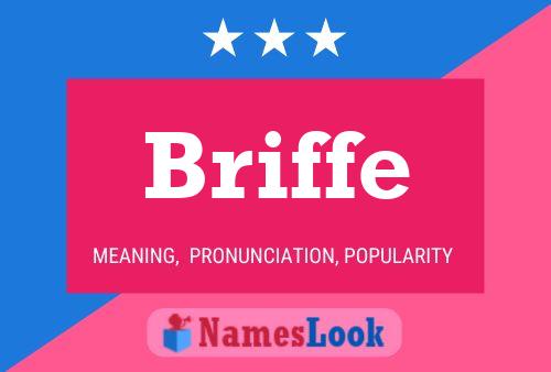 Briffe Name Poster