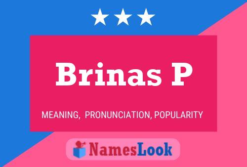 Brinas P Name Poster