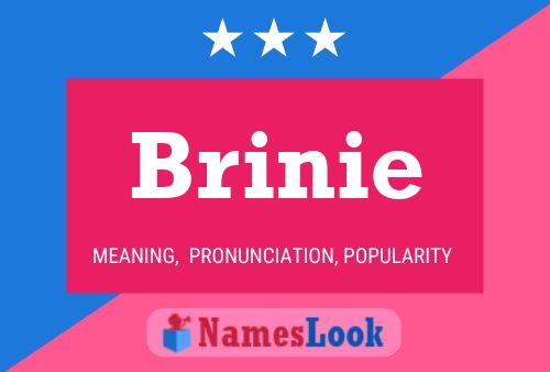 Brinie Name Poster