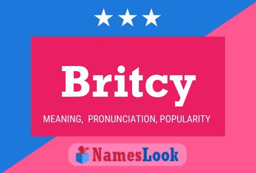 Britcy Name Poster